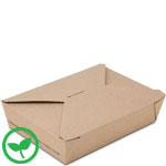 BioPlus TERRA #2 100% Recycled Brown Kraft Take Out Boxes