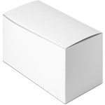 Large White Matte Economy Lunch Boxes - 10 x 5 x 5.5"