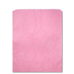 12 x 15 in. Petal Pink Paper Merchandise Bags - Machine Glazed