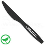 Black Compostable Knives - 6.5 in.