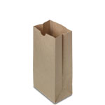 8 Lb. Grease Resistant Natural Kraft SOS Bag