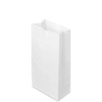 8lb. White Kraft SOS Bags