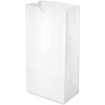 White 20# Paper SOS Bags