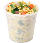 24 oz. Round Deli Style Container with Lid