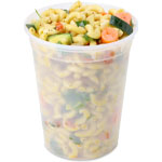 32 oz. Round Deli Style Container with Lid