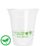 12 oz Compostable PLA Clear Cold Cups