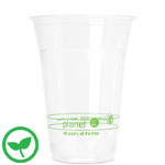 16 oz Compostable PLA Clear Cold Cups