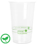 20 oz Compostable PLA Clear Cold Cups