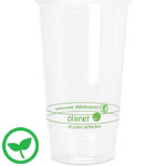 24 oz. Compostable PLA Clear Cold Cups