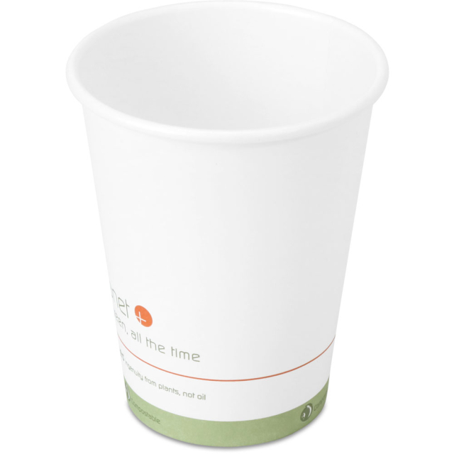 12 oz. Planet Compostable Paper Coffee Cups