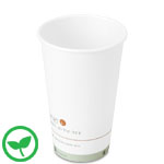 16 oz. Planet Compostable Paper Coffee Cups