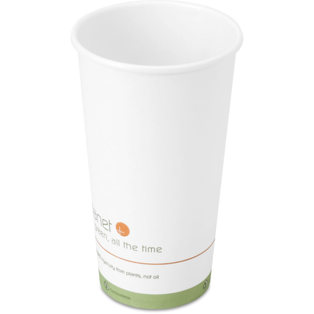 20 oz. Planet Compostable Paper Coffee Cups