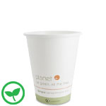 8 oz. Planet Compostable Paper Coffee Cups