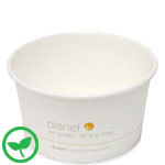 12 oz. Planet Plus Compostable Paper Soup, Ice Cream or Food Containers