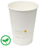 32 oz. Planet Plus Compostable Paper Soup, Ice Cream or Food Containers