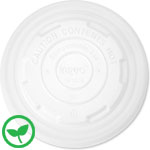 Compostable PLA Vented LIDS - for 12,16,32 oz. Planet + soup containers