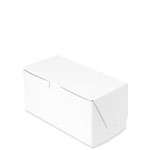 8 x 4 x 4" White Cupcake Bakery Boxes