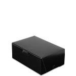 8 x 5.5 x 3" Black Bakery Boxes