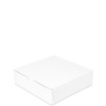 9 x 9 x 2.5" Matte White Pie / Bakery Boxes