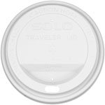 White Lids for Disposable Coffee Cups - Sipper / Dome Style - Fits 10, 12, 16, 20, 24 oz. Dart Solo