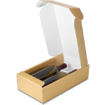 Spun Gold Two Wine Bottle Box