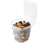 Tamper Evident / Tamper Resistant Clamshell Snackbox - 8 oz.