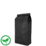 Chalkboard Black Kraft PLA Lined Coffee Bags - 1 lb.