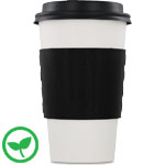 Black Paper Coffee Cup Sleeves - EcoSleeve (12, 16, 20 oz.)