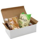 White Disposable Take Out Lunch Boxes - 9 x 5 x 3 in.