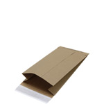 Natural Brown Kraft Eco-Shipper w/ Gusset - 6 x 2-3/4 x 12 in.