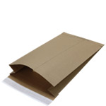 Natural Brown Kraft Eco-Shipper w/ Gusset - 10-1/2 x 3-3/4 x 19 in.