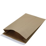 Natural Brown Kraft Eco-Shipper w/ Gusset - 12-1/2 x 4 x 20 in.