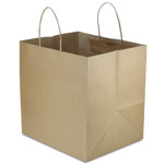 Brown Kraft Twisted Handle Shopping Bag - 12 x 10 x 12 in.