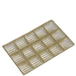 Fifteen-Cavity Gold Candy Box Inserts - 8.125 x 5.25 in.