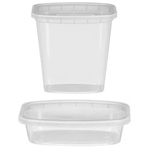 Rectangular Clear Deli Containers