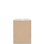 1/2# Recycled Natural Brown Kraft Gourmet Glassine Bags 5.75 x 7.5"