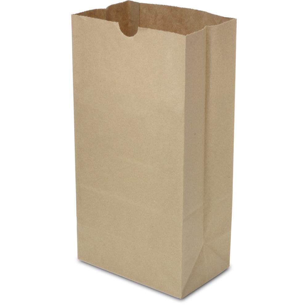 Natural Kraft 20# Paper SOS Bags | Recycled Brown Paper Bags ...