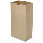 Natural Kraft 20# Paper SOS Bags