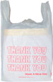 Printed "Thank You" Economy T-Shirt Bags 11.5 x 6.5 x 21"