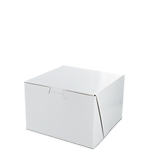 6 x 6 x 4" White Cake Bakery Boxes