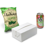 White Disposable Take Out Lunch Boxes - 7 x 4-1/2 x 2-3/4 in.