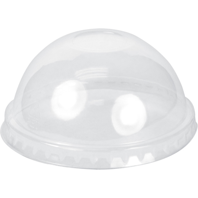 Clear Dome Lid for 3.5 oz Orange Fiesta Paper Ice Cream Cups