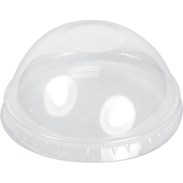 Clear Dome Lid for 8 oz. Pink Fiesta Paper Ice Cream Cups