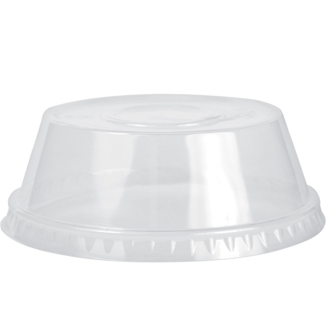 Clear Dome Lid - fits 9, 12, 15 oz. Clear Plastic Parfait Cups