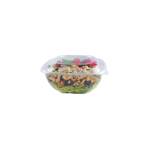 Clear Dome LID for Square PET Plastic Bowl - 7.5 x 7.5 in.