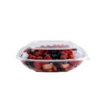 Clear Dome LID for Square PET Plastic Bowl - 10.75 x 10.75 in.