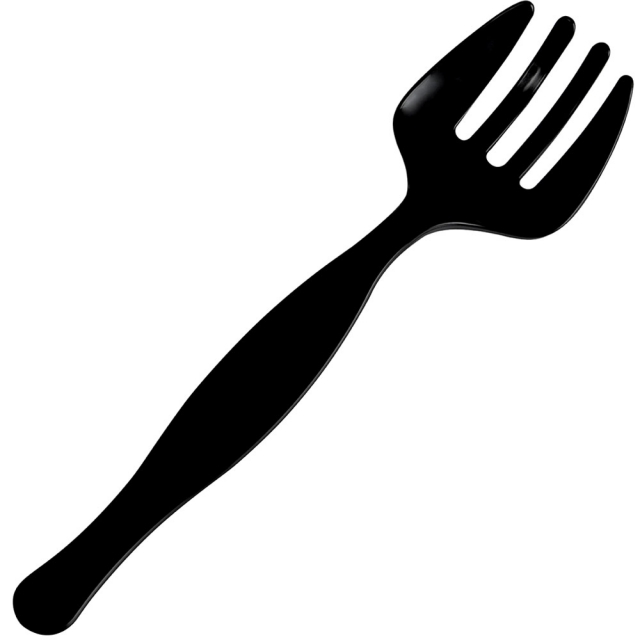 Black Serving Fork Heavy Duty - 9 in.