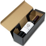 Nero Black Single Bottle Wine Box