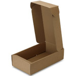Natural Brown Kraft Corrugated Mailer Boxes - 7-1/4 x 13-3/8 x 3-1/2 in.