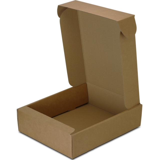 Natural Brown Kraft Corrugated Mailer Boxes - 11 x 3-1/2 x 13-3/8 in.